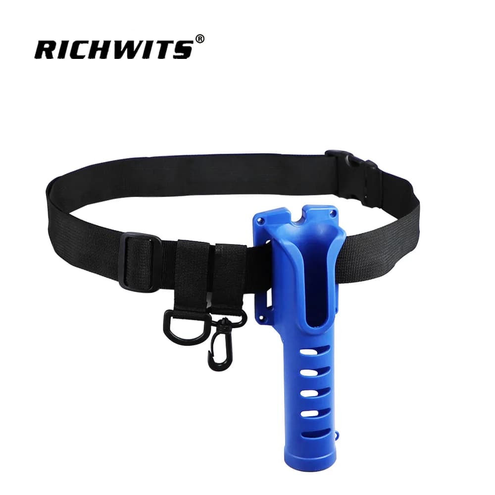 Ceinture porte-canne en nylon multifonction avec insert rapide pour pêche nomade et déplacement
