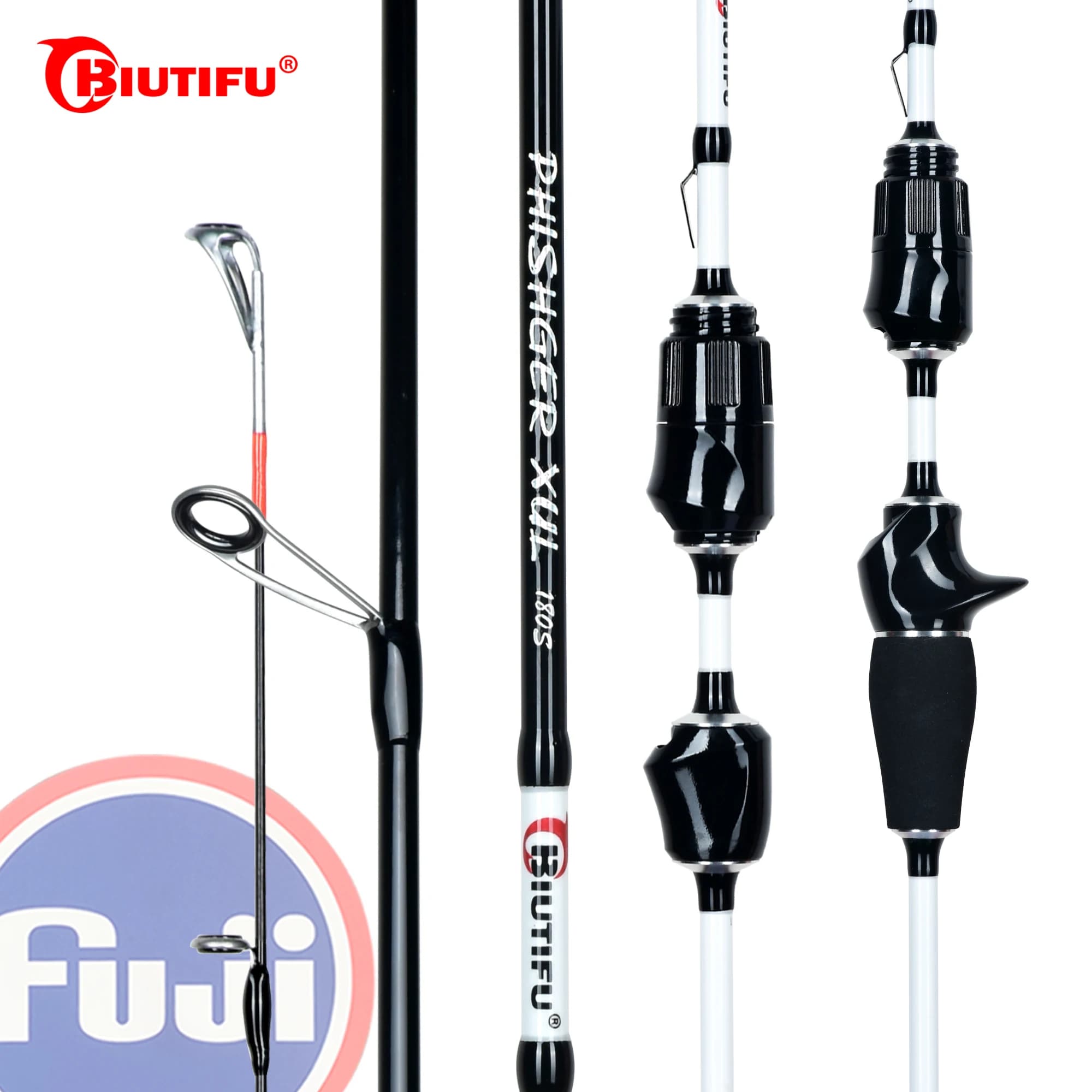 Canne ultralégère XUL carbone T800 0.2-8g pour truite - Anneaux Fuji/LS et pointe rapide PHISHGER