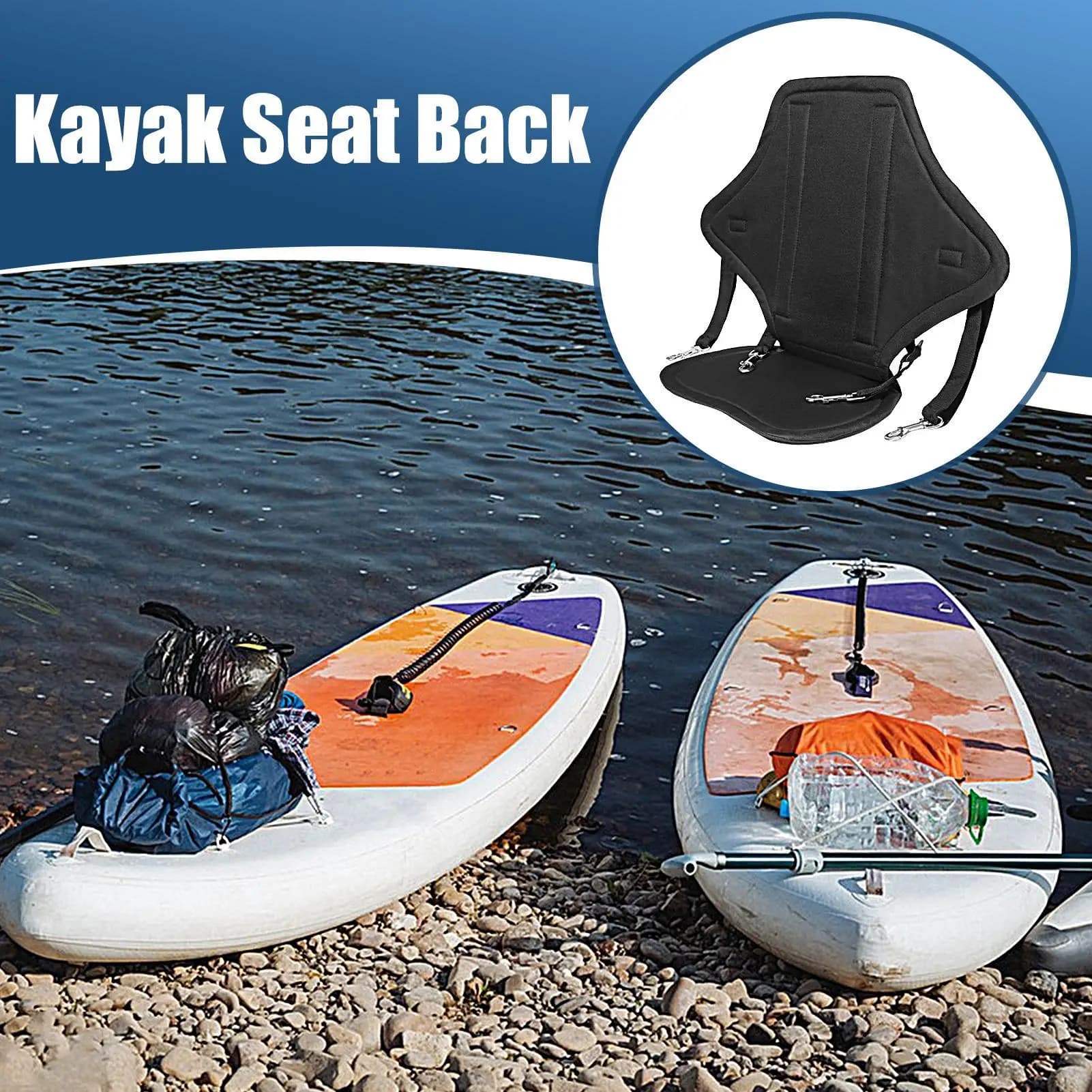 Siège coussin kayak réglable avec dossier et sac de rangement étanche pour canoë paddle board
