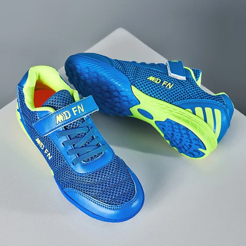 Chaussures de football junior 29-39 : Sneakers confortables pour entraînement indoor et outdoor