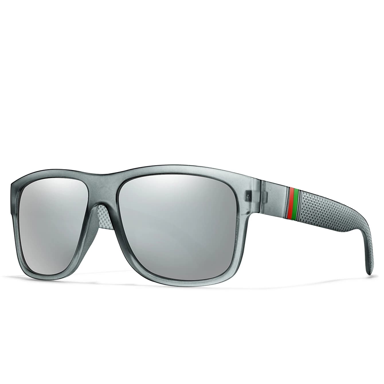 Lunettes de pêche polarisées homme grandes montures vintage UV400 pour conduite et sport