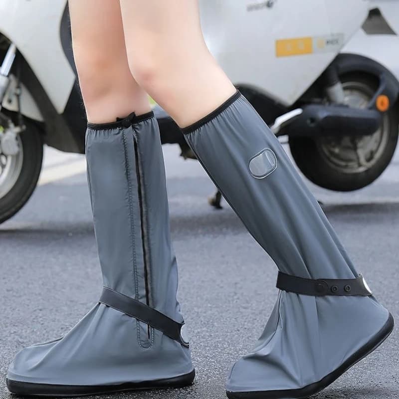 Bottes de pêche homme PVC légères imperméables - Bottes pluie confortables antidérapantes