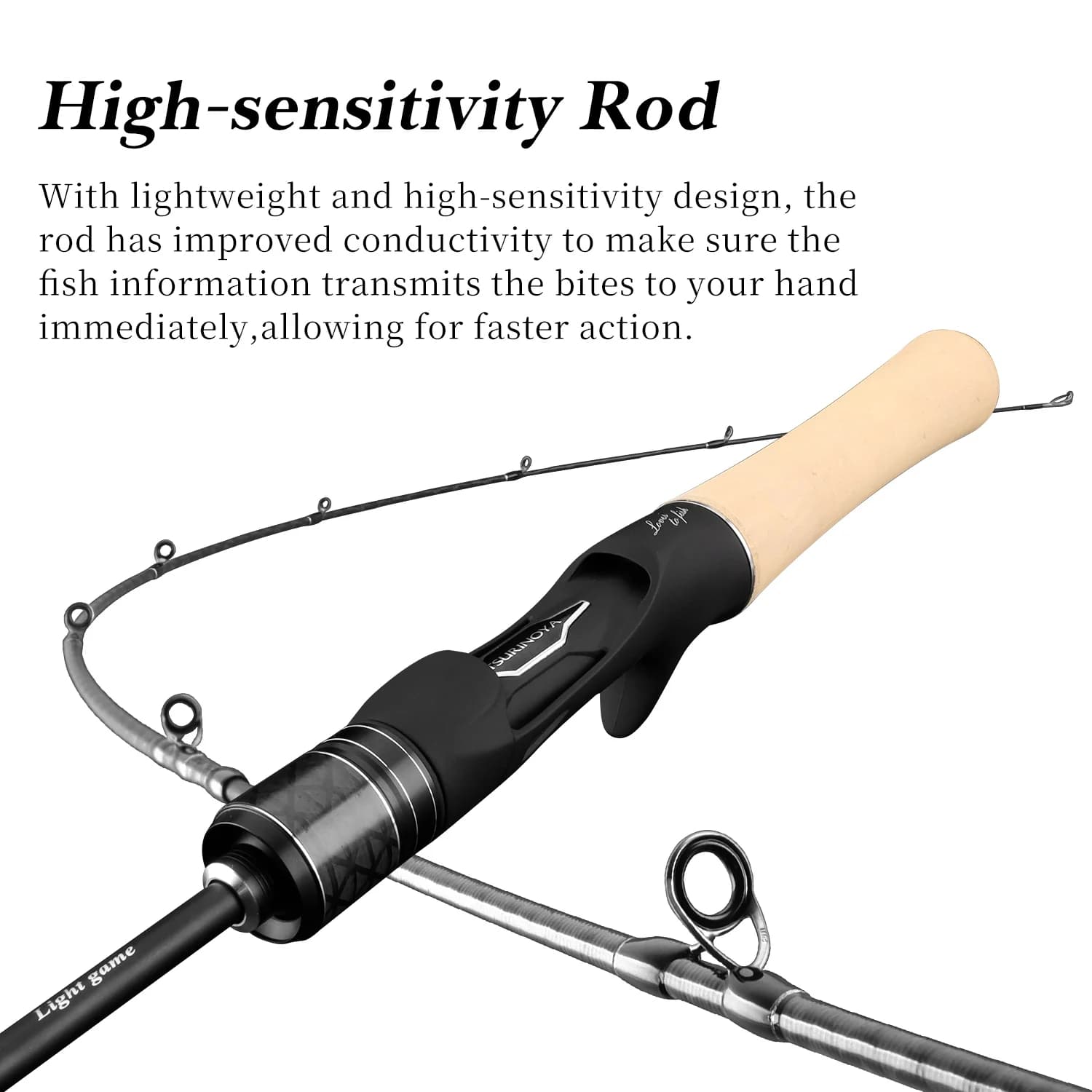 Canne light game TSURINOYA DRAGON 1.6-1.8m UL action rapide guides FUJI truite bass