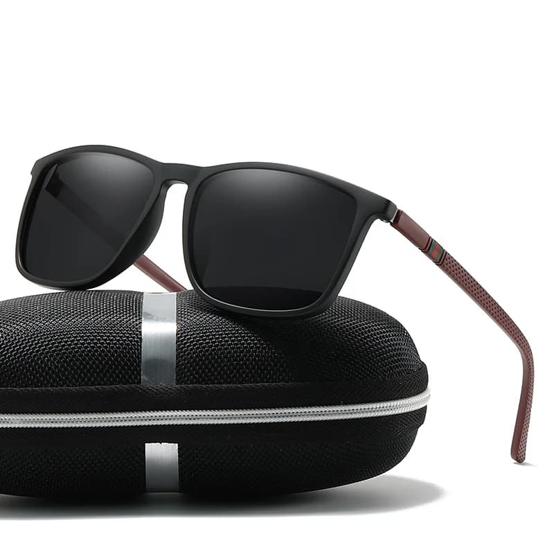 Lunettes de soleil polarisées homme sport pêche confortables légères UV400 protection totale