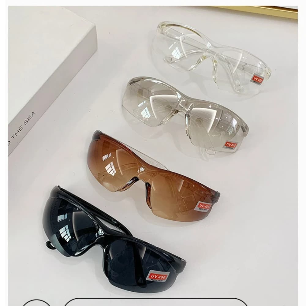 Lunettes de protection UV400 anti-buée anti-poussière anti-vent sécurité professionnelle 1-4 pièces homme