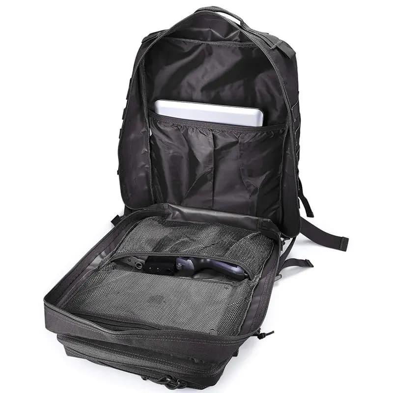 Sac à dos tactique 50L homme étanche grande capacité - Sac pêche outdoor multifonction sport extrême