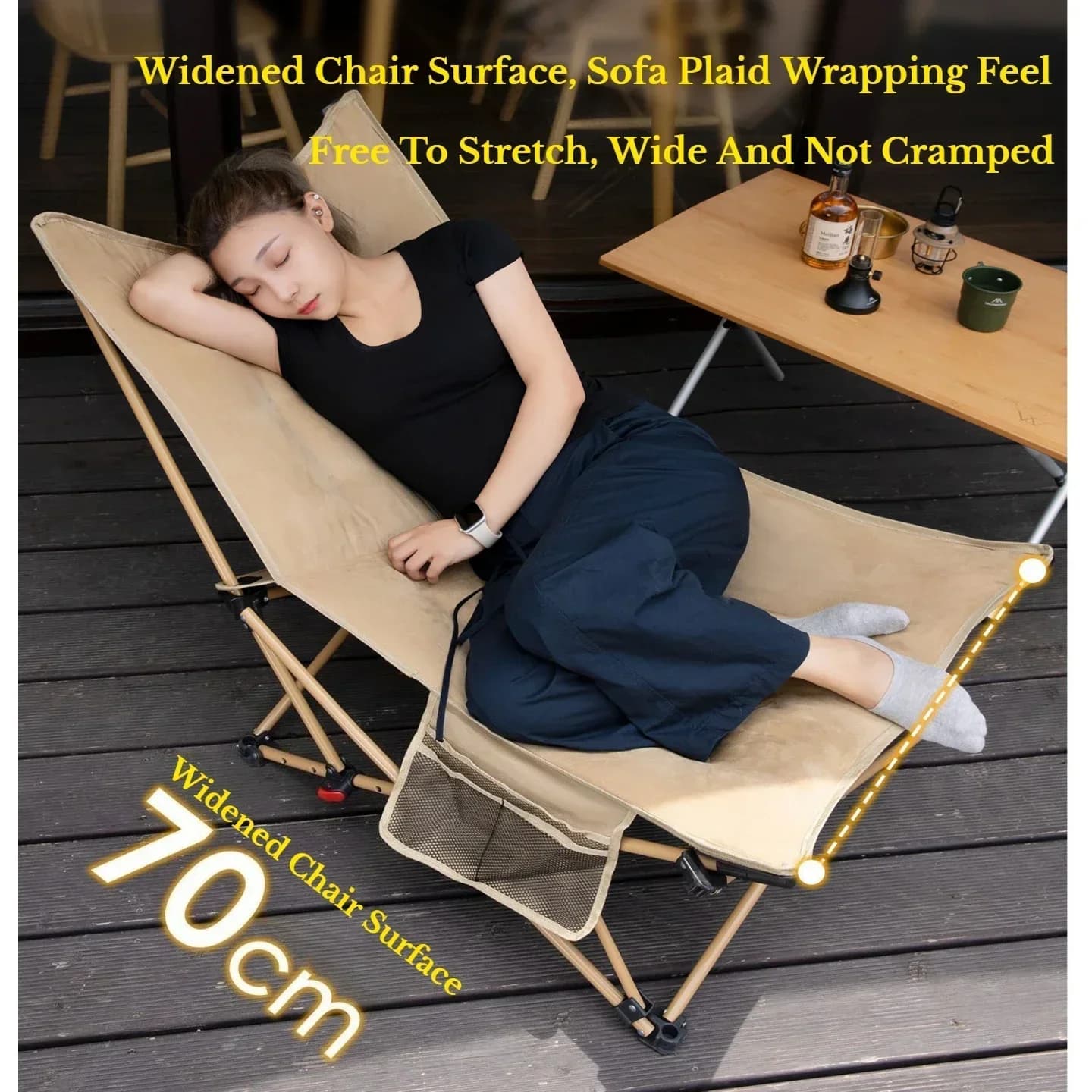 Chaise camping sensation canapé MOUNTAINHIKER bureau maison pliable pêche plage tourisme extérieur