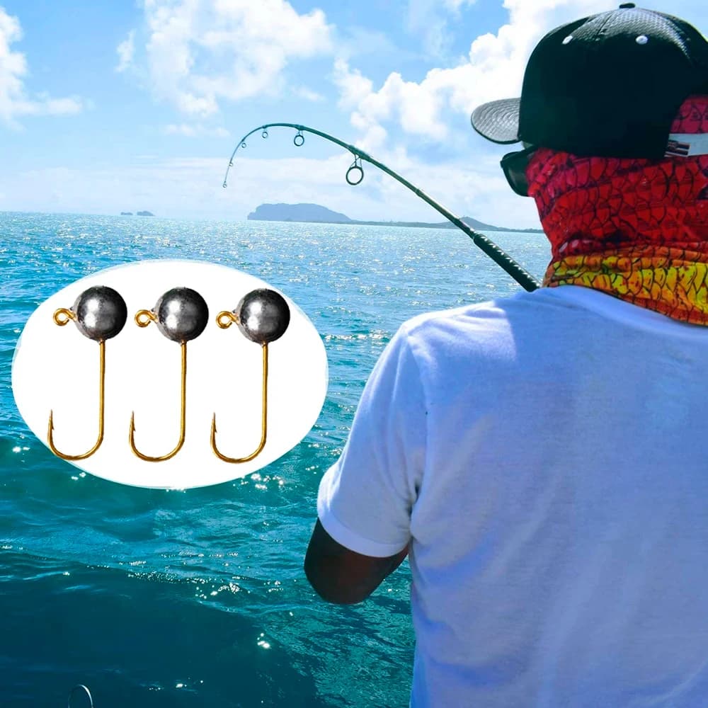 Têtes plombées micro jig 10 pièces 1g à 5g pour pêche ultra légère et ice fishing
