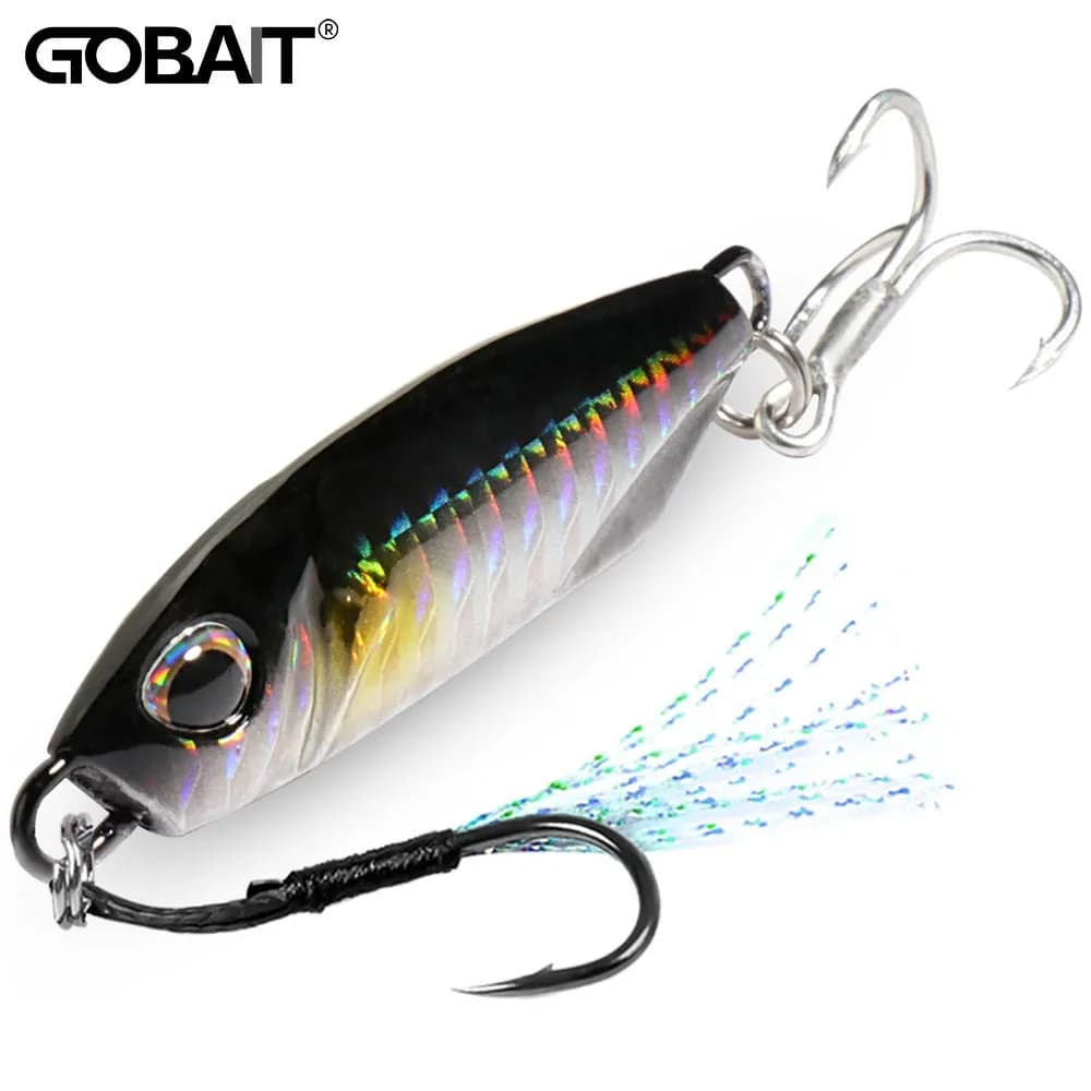 Leurre métal jig 10g à 40g - Cuiller casting pour pêche du bord en mer et lac français