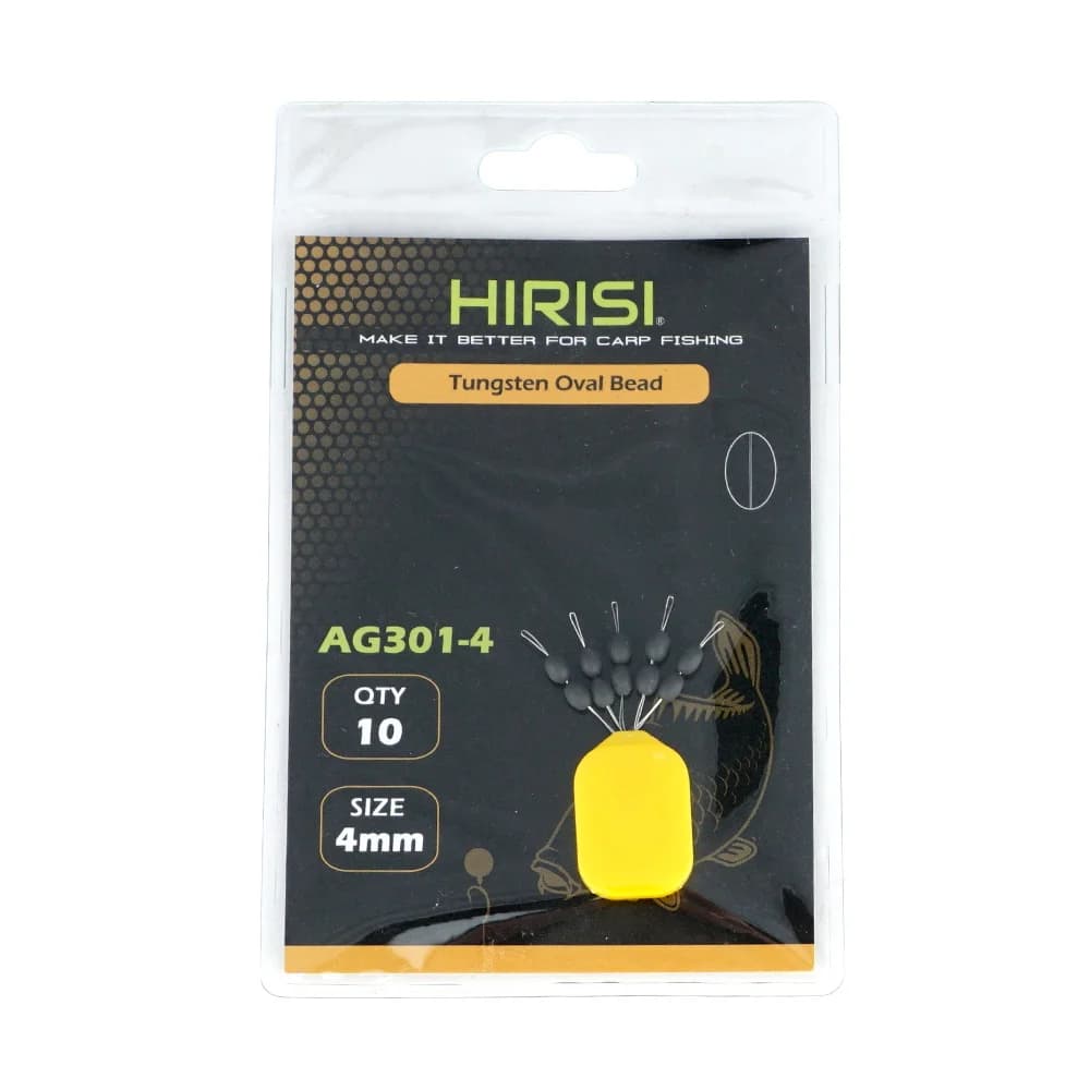 Plombs tungstène Hirisi AG301 pour pêche à la carpe, tailles 4mm 6mm 8mm, hameçon et plombée
