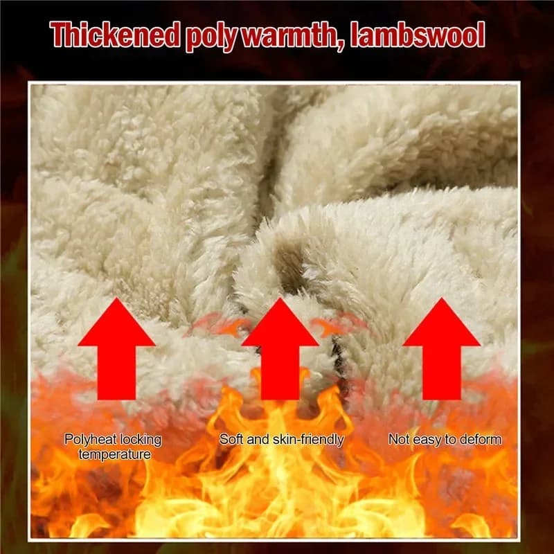 Pantalon d'hiver chaud imperméable pour pêche - Laine épaisse confort pêche hivernale