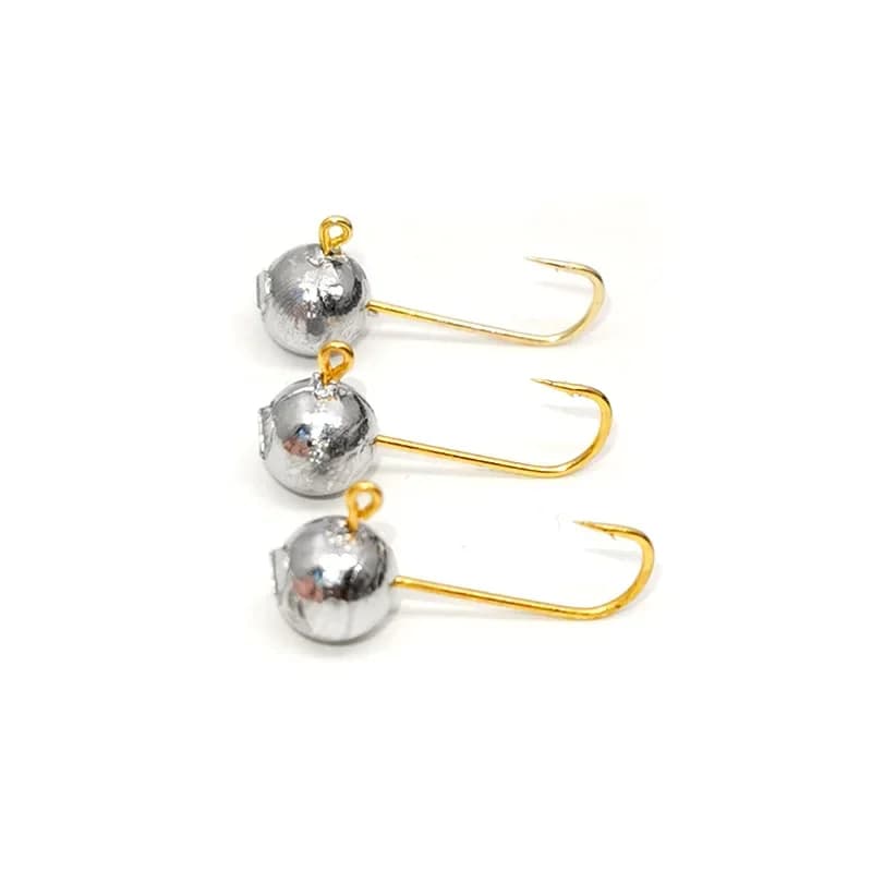 Hameçons OUTKIT 10pcs jig head mini pour truite et rockfish avec tête exposée et ardillon