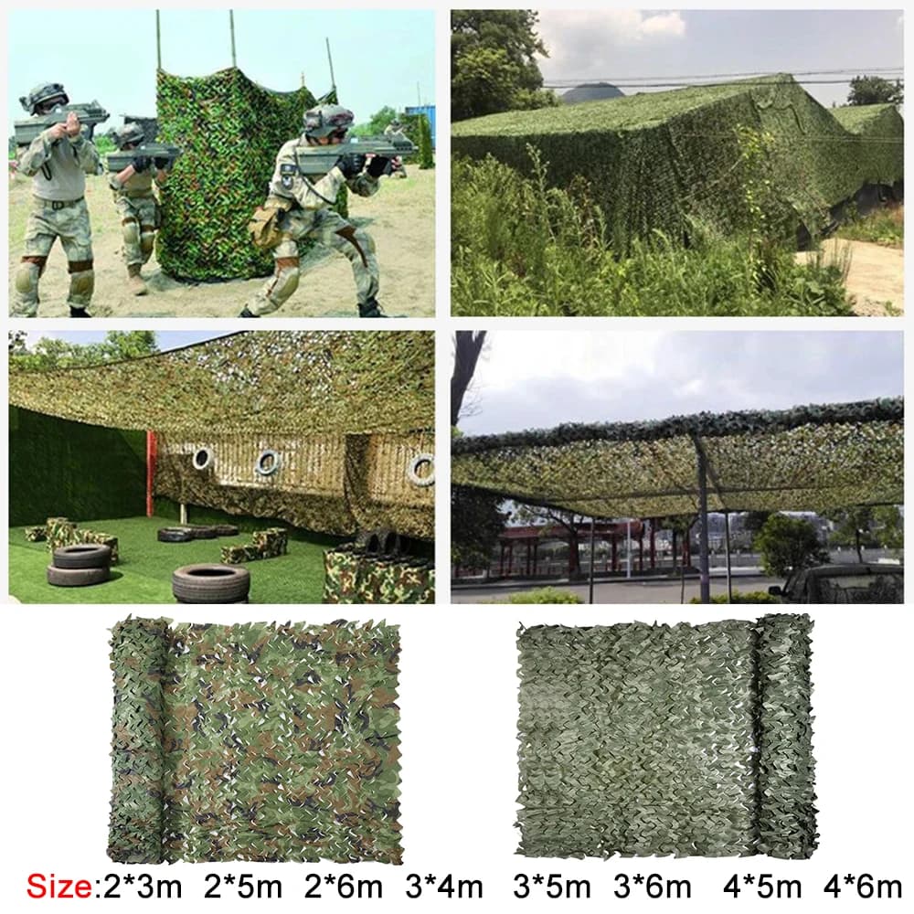 Filet camouflage maille respirante pour abri pêche, protection solaire et discrétion