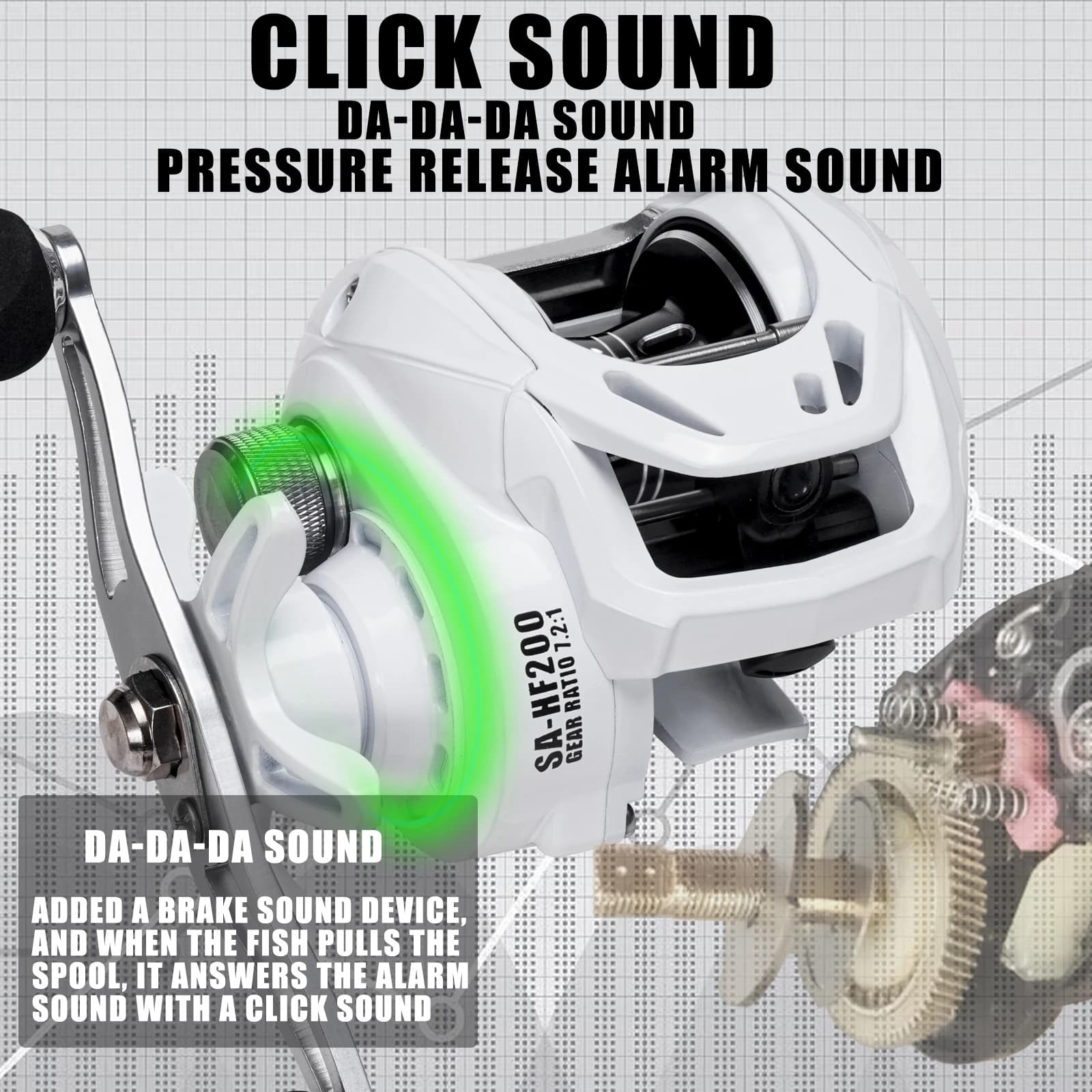 SAMOLLA New Baitcasting Reel Casting Fishing Reel Saltwater Long Shot Ultralight
