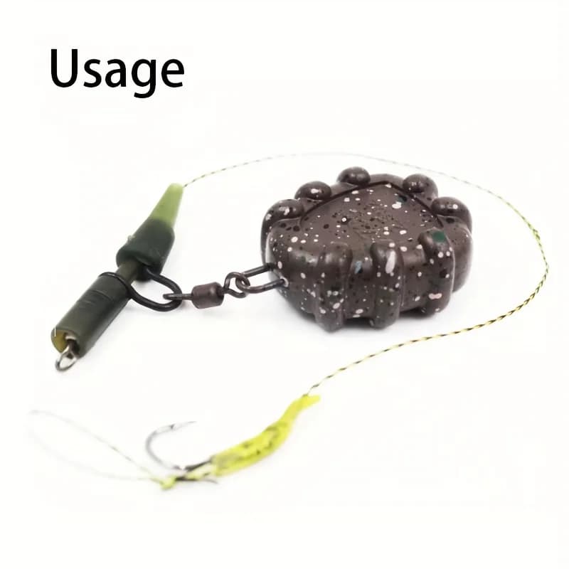 Plombs de pêche carpe YOTO 42g à 85g en plomb pur pour pêche au feeder et pêche de fond