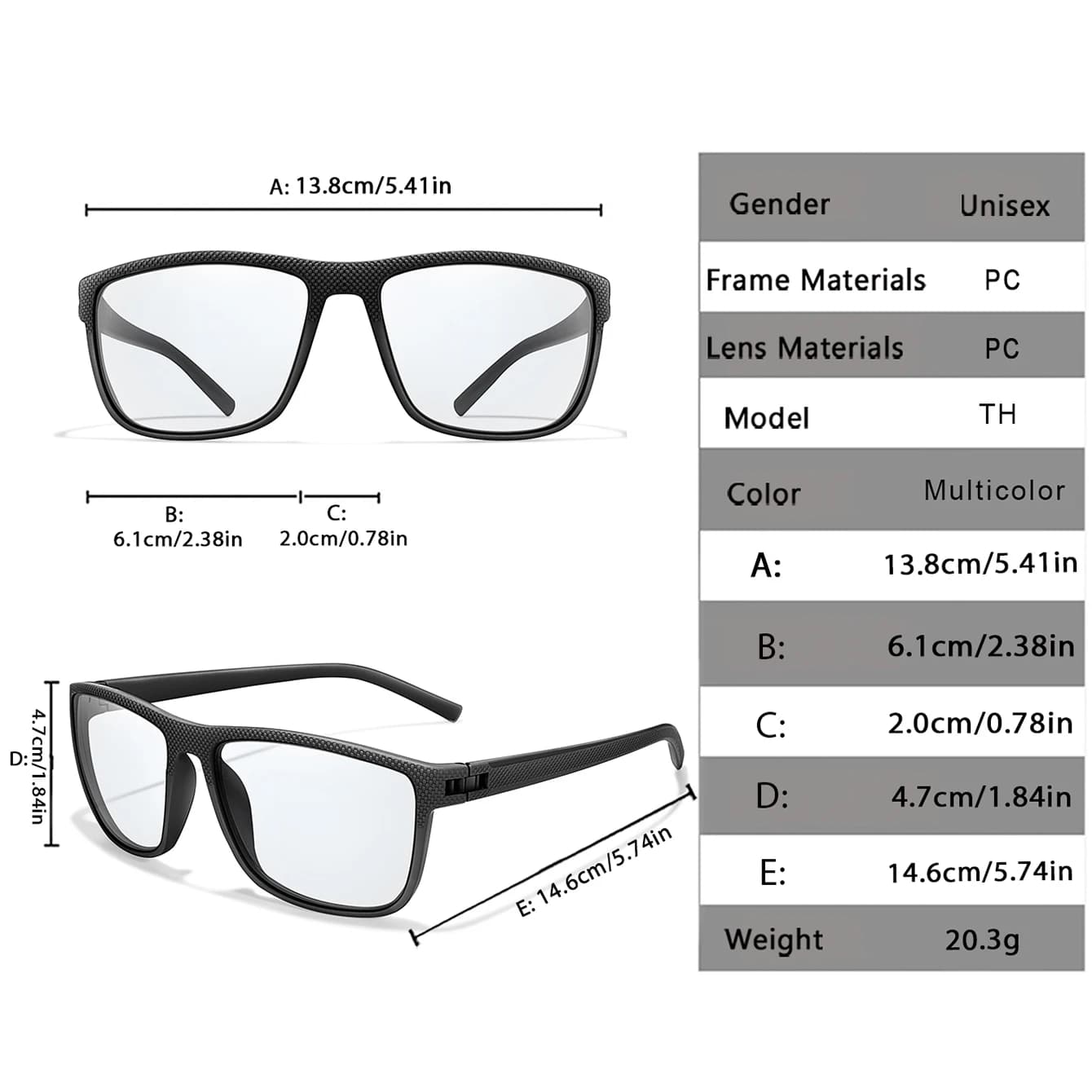 Lunettes photochromiques carrées pêche randonnée sport extérieur protection UV adaptative lumière