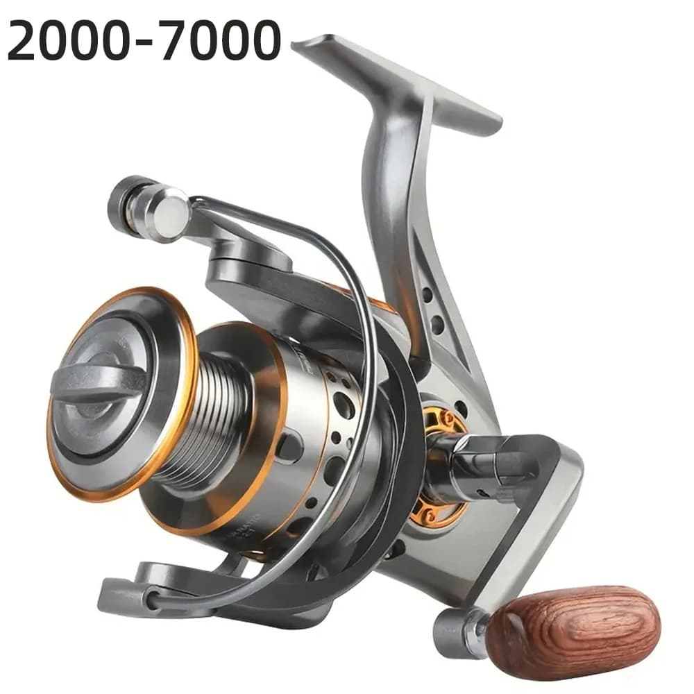 BILLINGS DC 1000~7000 Series,5.2:1 Gear Ratio,26LB Max Drag,CNC Metal Spool,Spin