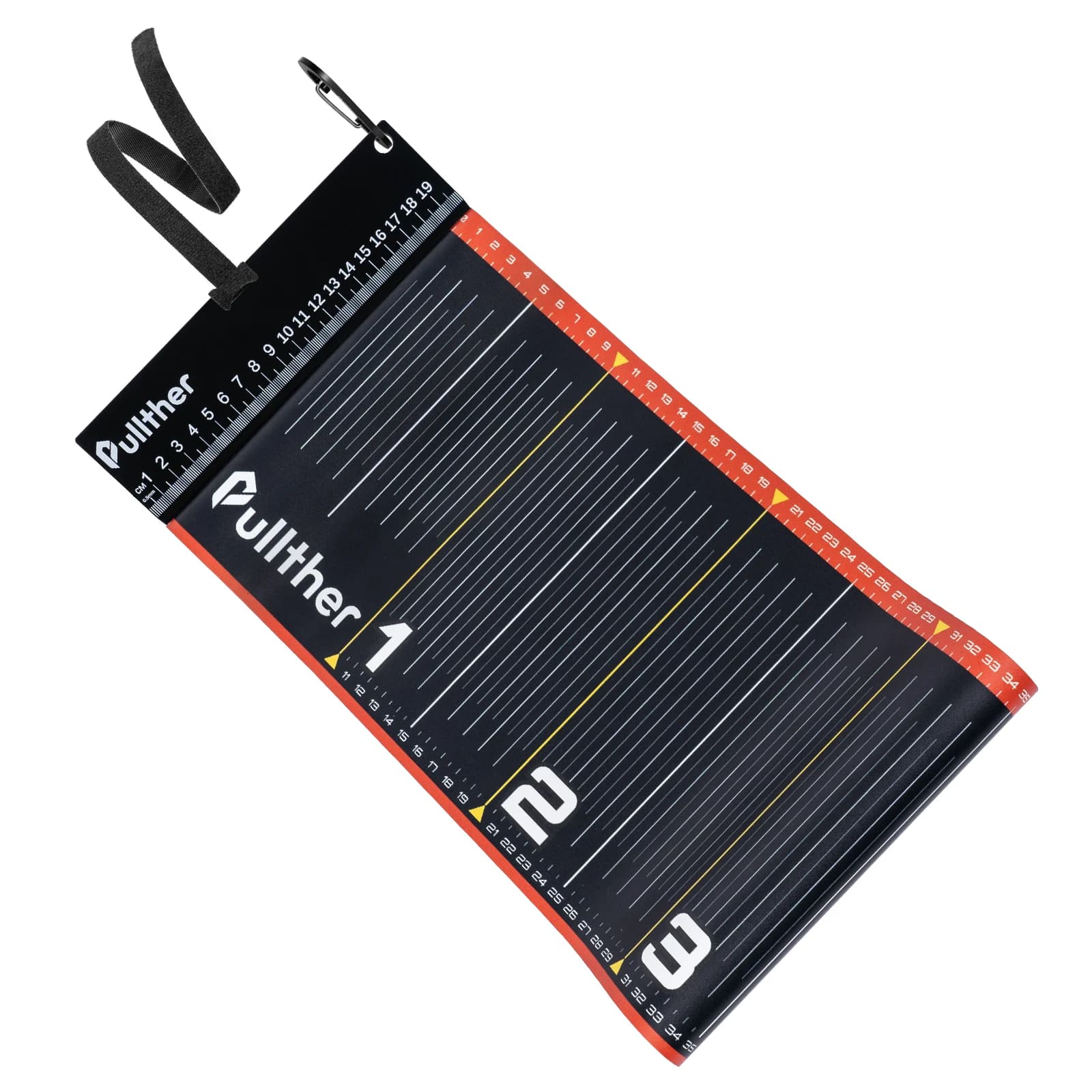 Règle à poisson pliable Pullther 135cm étanche - Mètre ruban adhésif pour mesurer vos prises de pêche