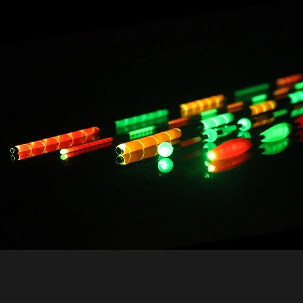 Flotteur électronique lumineux LED ultra sensible pour la pêche, avec induction et pile CR425