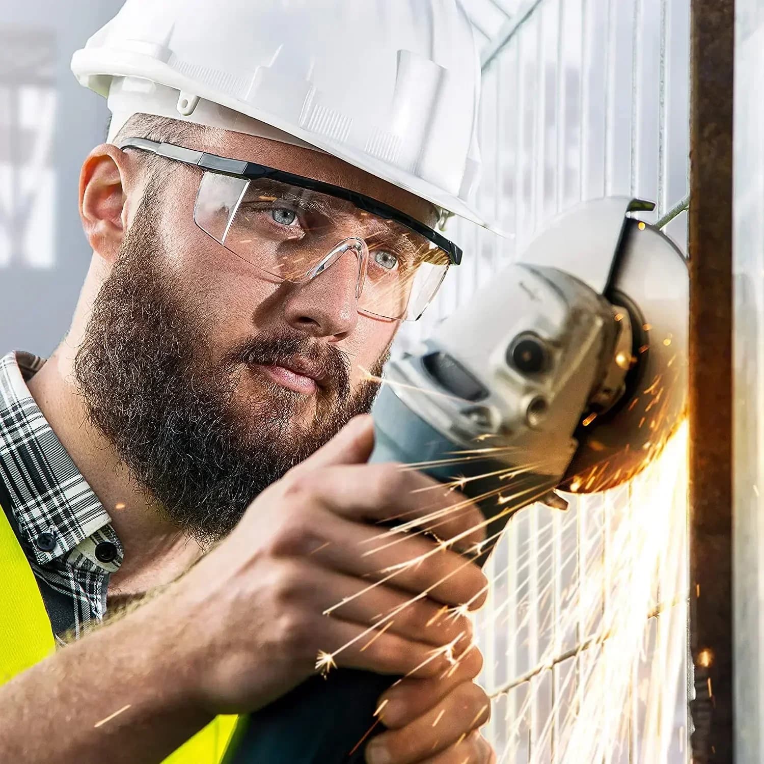 Lunettes de protection cyclisme industriel anti-vent poussière laboratoire sécurité professionnelle