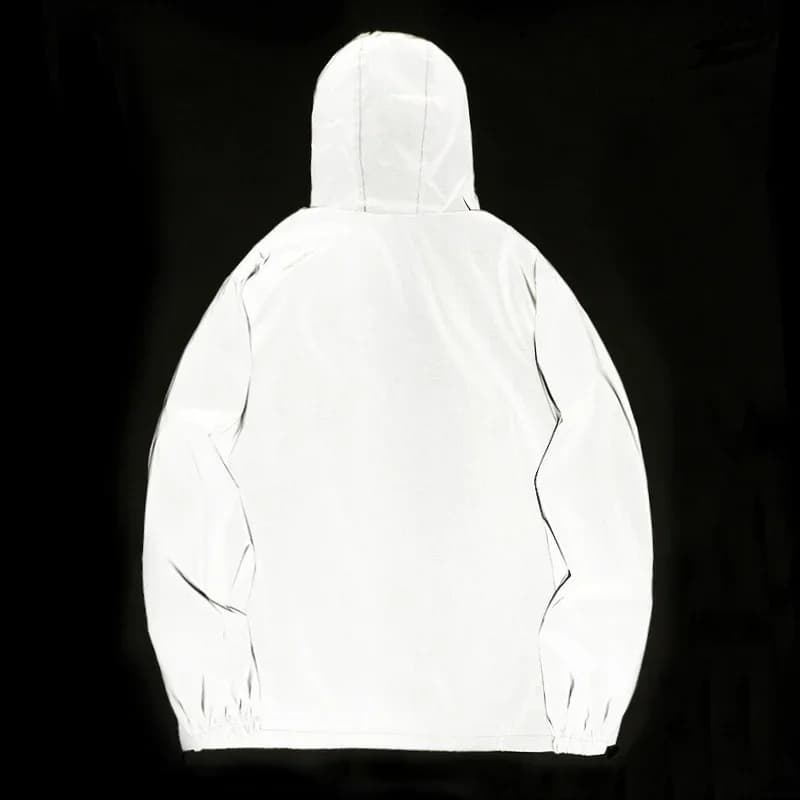 Veste de pêche réfléchissante pour couple - Veste polyester lumineuse pêche nocturne sécurité