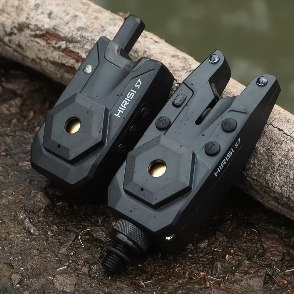 Kit alarme sans fil carpe Hirisi avec lampe camping étanche indicateur touches S7-4D accessoires carpfishing