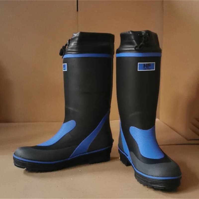 Bottes de pêche chasse étanches semelle caoutchouc haute antidérapante wading chaussures eau