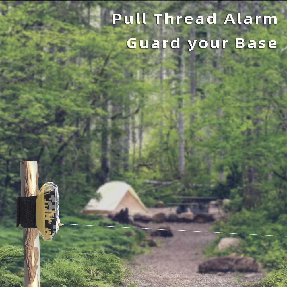 Alarme de Sécurité Vibrante pour Camping et Pêche - Dispositif Anti-Vol pour Câbles et Vergers