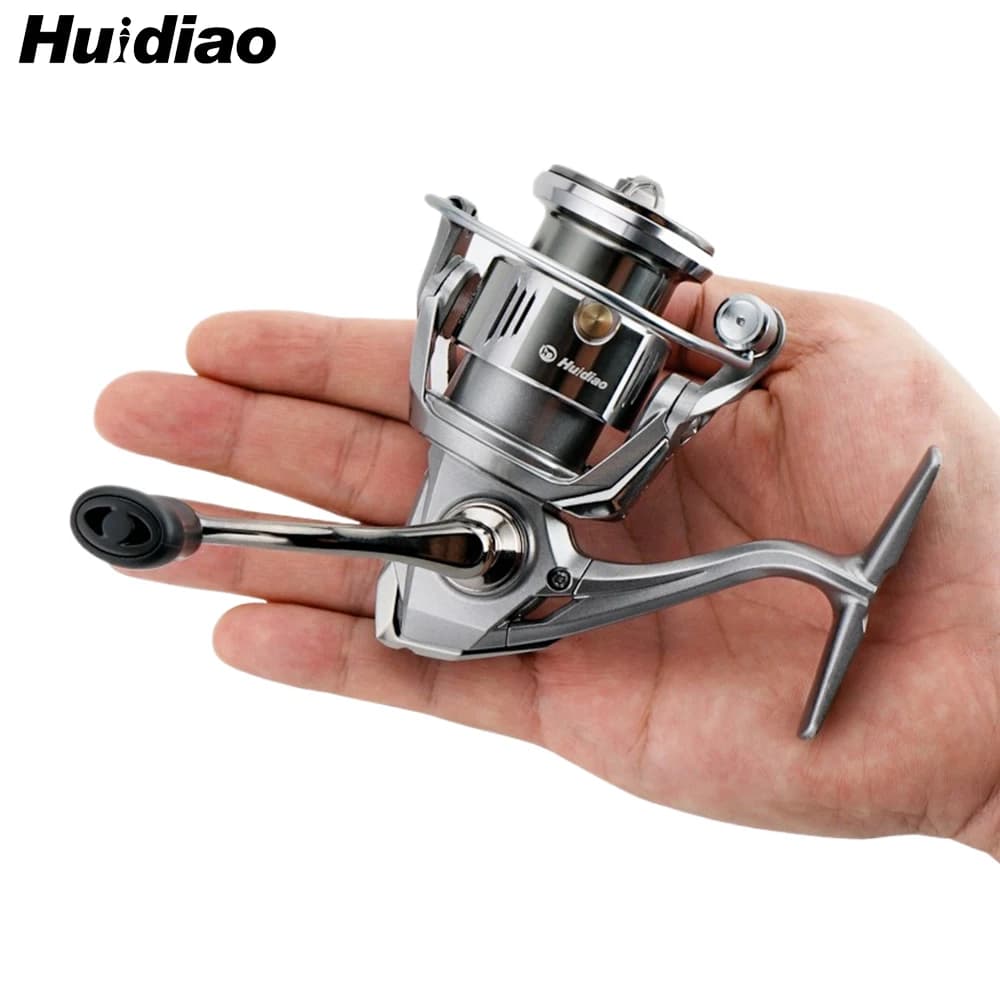 Moulinet spinning ultraléger Huidiao 140g 500 800 1000 4+1BB pour pêche fine finesse - Ratio 5.2:1 anti-reverse