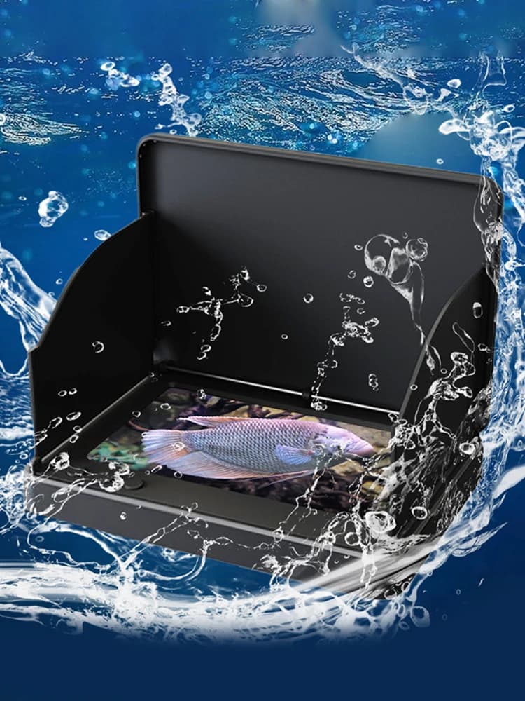 Caméra pêche sur glace 4.3 pouces IPS vision nocturne étanche détecteur poissons vidéo sous-marine