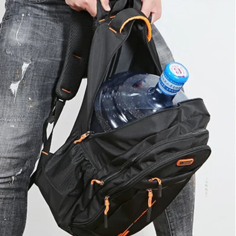 Sac à dos homme Oxford étanche ordinateur - Cartable professionnel voyage école lycée étudiant