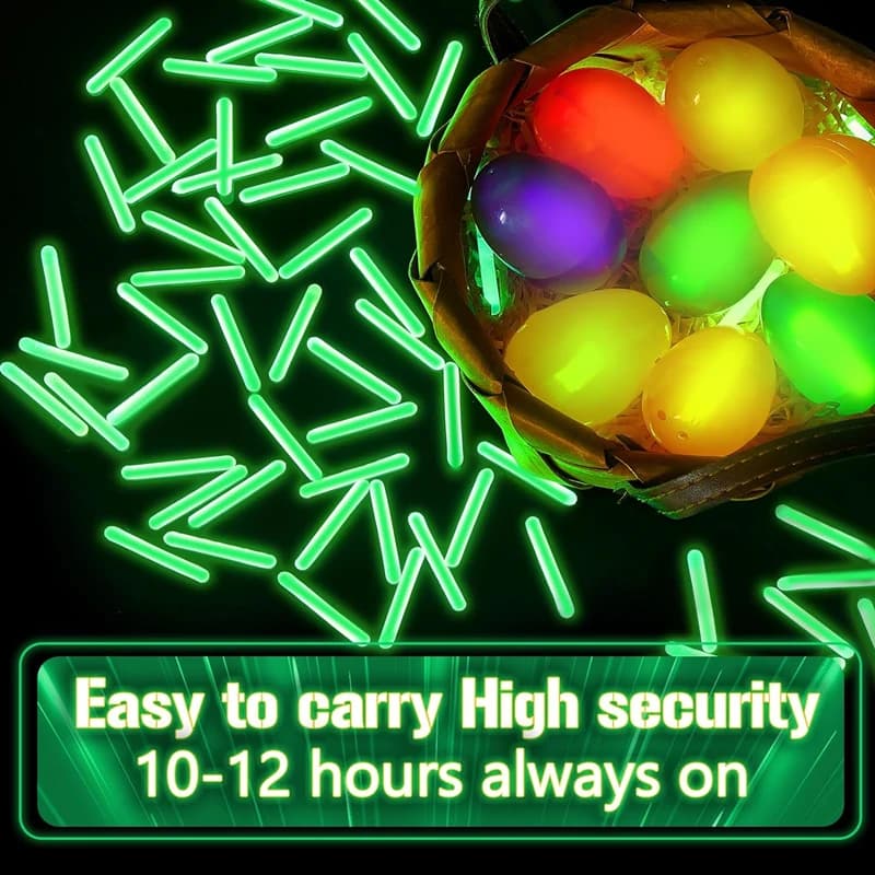Lot 100/50 bâtons lumineux pour flotteurs pêche nocturne avec lumière fluorescente accessoires pêche