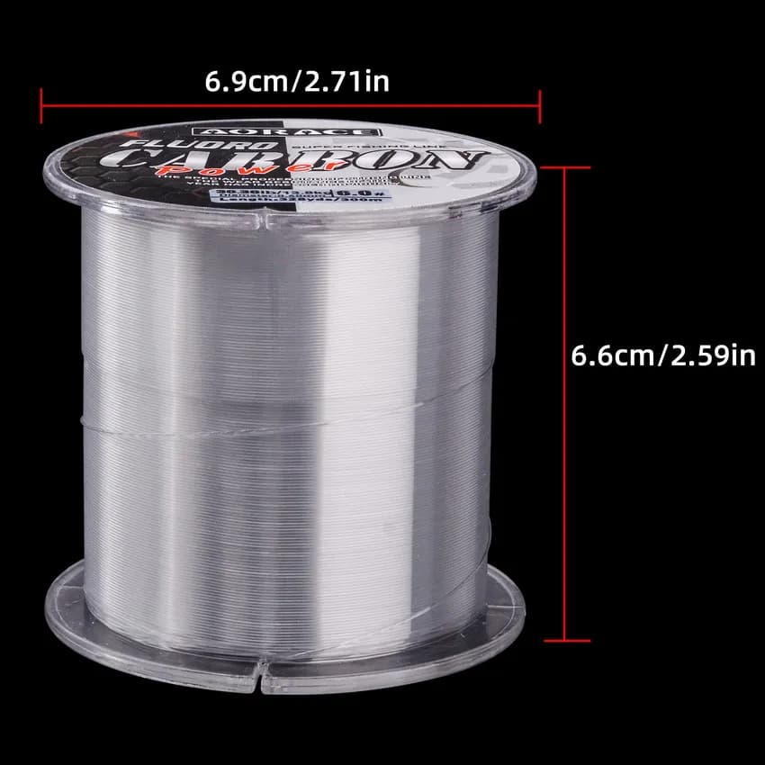 Ligne de pêche fluorocarbone Aorace 300M pour mer, fil nylon japonais 1-15kg, ligne coulante monofilament