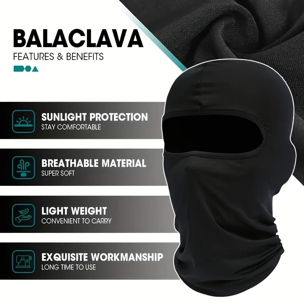 Cagoule pêche 3 pièces respirante et séchage rapide pour sports nautiques et randonnée hivernale