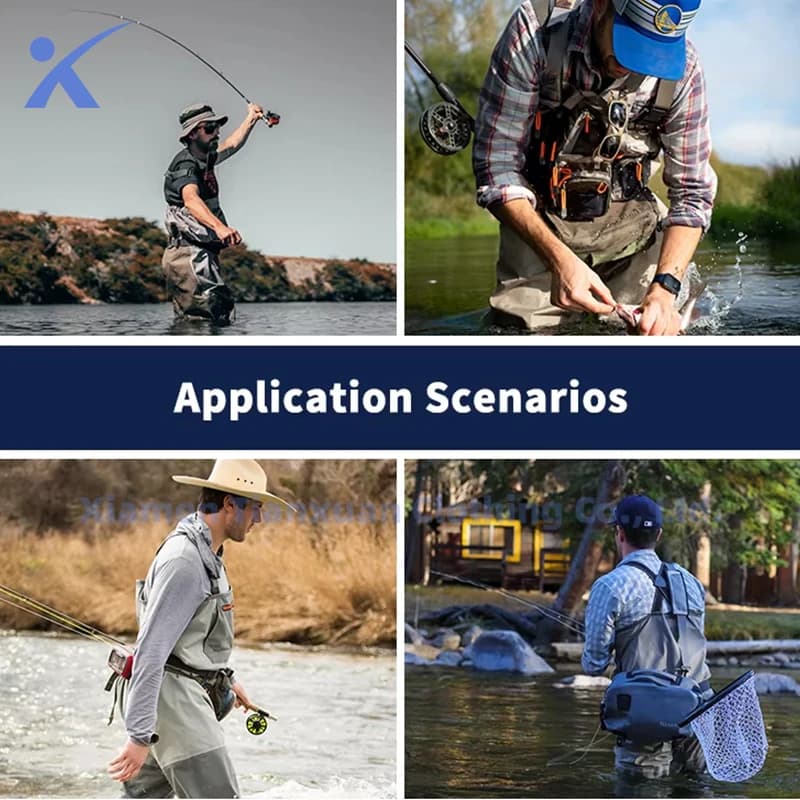 Waders pêche à la mouche 3 couches respirants pieds intégrés équipement pêche professionnel