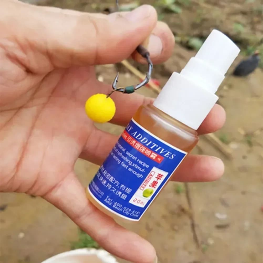 Attractant puissant 20ml pour leurres souples - spray aromatisé boosteur d'appâts bouillettes et pellets
