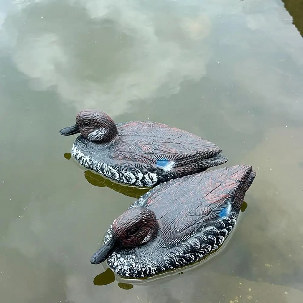 Leurre canard flottant 3D réaliste pour pêche décoration jardin lac simulation chasse