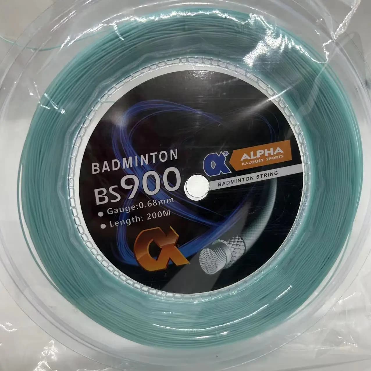 Corde de raquette de badminton Alpha 200m 0.68mm - Reel BS900 haute élasticité et durabilité exceptionnelle