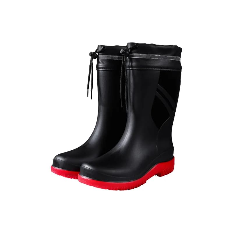 Bottes de pêche homme High-Tube imperméables anti-dérapantes renforcées pour chantier et fruits de mer