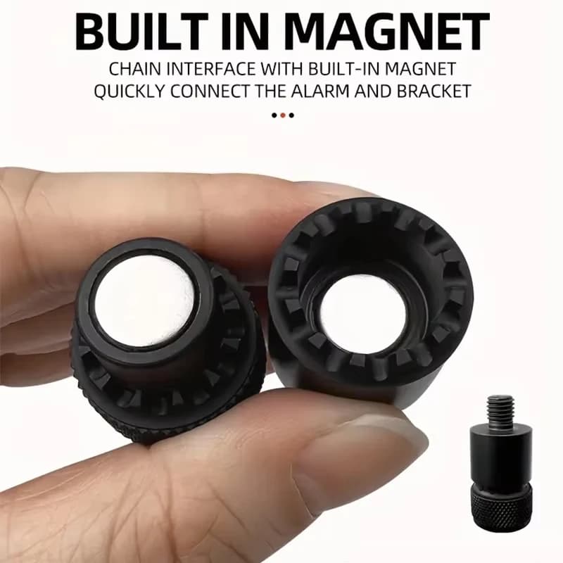 Adaptateur support canne à pêche à libération rapide avec aimant intégré pour alarme morsure - filetage M3/8