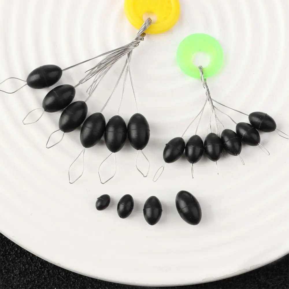 60Pcs DIY S-XL Big Line Stops Space Beans Fishing Tackle Sea Carp Fly Fishing Bait Sport Tool Float Catfish Round Float Ball