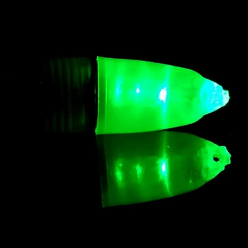 10 cloches lumineuses LED pour pêche nocturne - Alarme mordeur avec clips pour canne à pêche