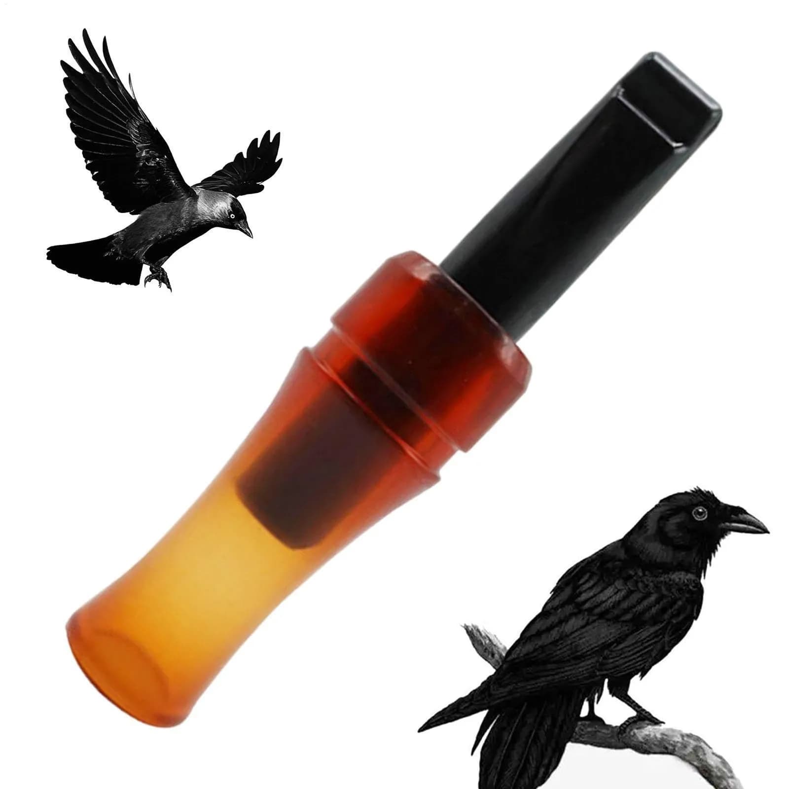 Sifflet appel corbeau chasse outils - leurre simulation son appât accessoire extérieur durable