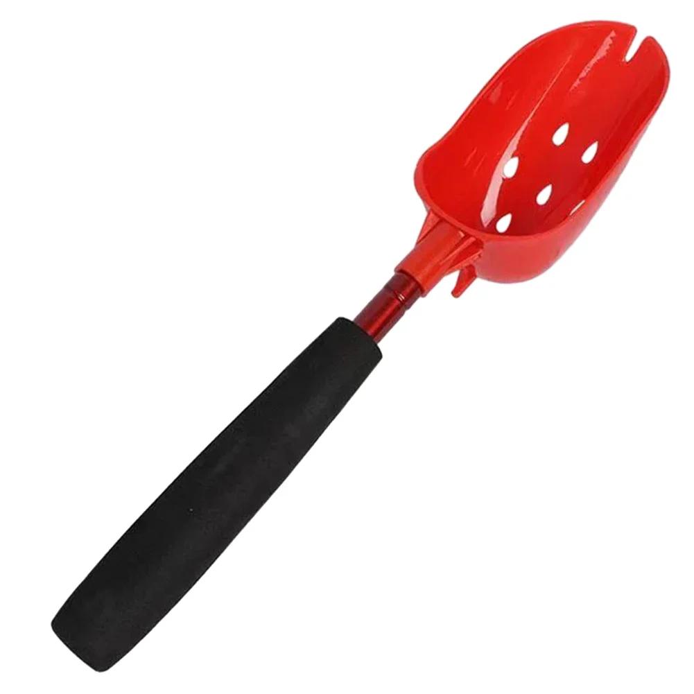 Cuillère de pêche rétractable légère avec manche long antidérapant pour lancer les appâts et esches