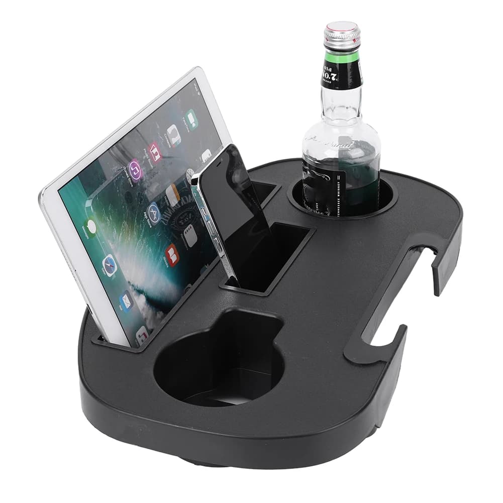 Plateau pour fauteuil zéro gravité avec porte-gobelet et support téléphone - Accessoire pratique fauteuil pliant
