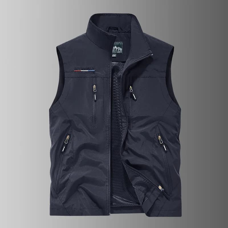 Veste capuche fonctionnelle imperméable séchage rapide multi-poches pêche extérieur automne hiver homme