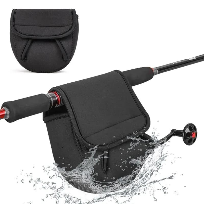 Housse moulinet pêche néoprene étanche protection taille S/M/L spinning couverture roue