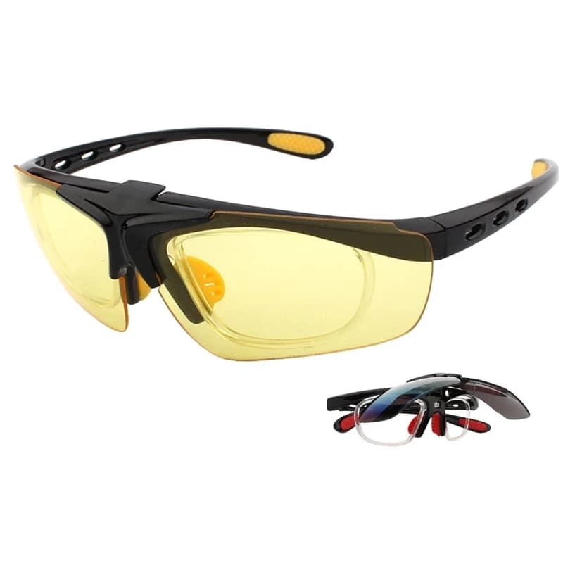 Lunettes de pêche vision nocturne relevables pour pêche de nuit et pêche crépusculaire
