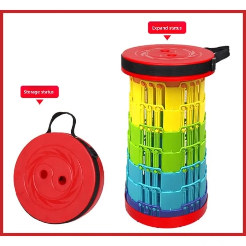 Tabouret pliant pêche portable - Siège rétractable léger pour camping et voyage extérieur