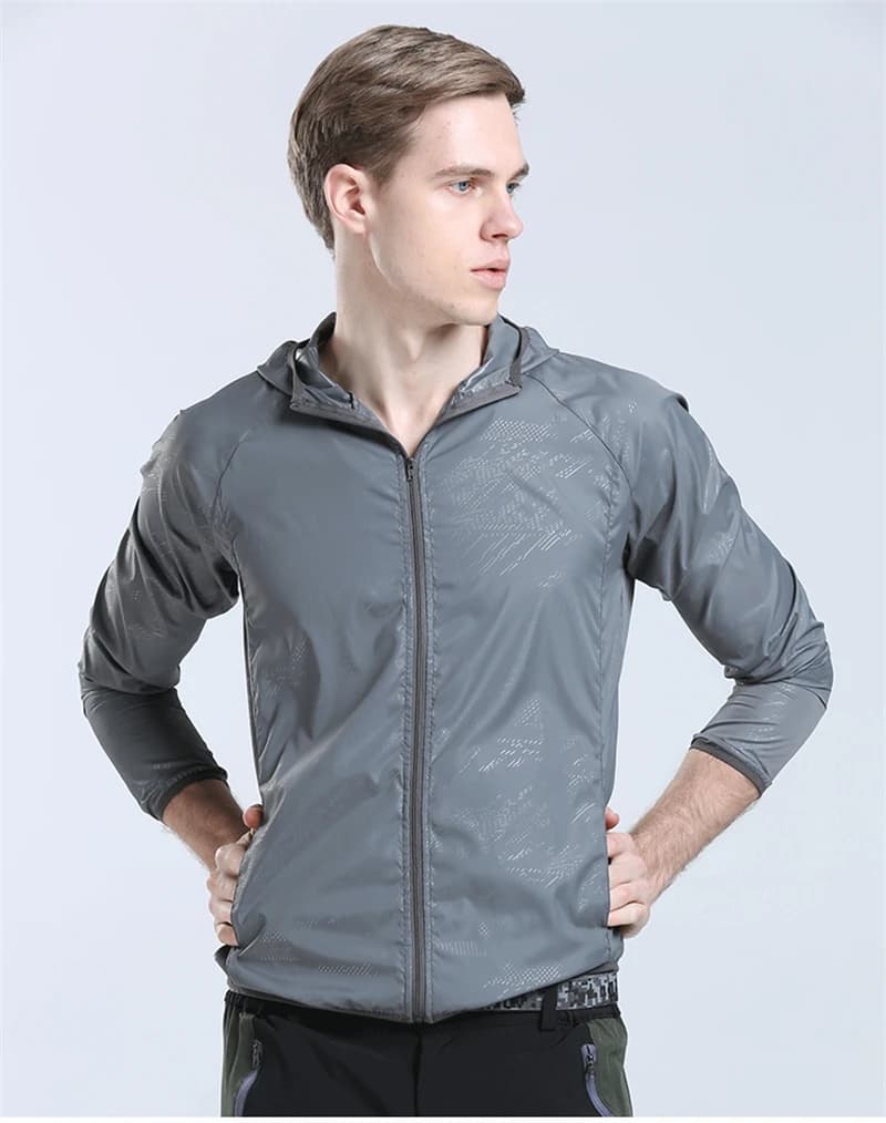 Veste de pluie camping homme femme imperméable - Pêche chasse vêtement quick-dry protection sol vent